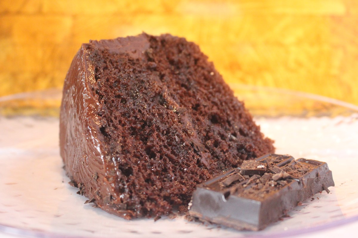 homemade chocolate cake